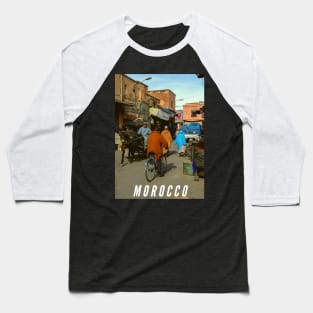 Visit Morocco Old Medina, Ancient Neighborhoods Souvenirs, Gift for Men and Women Baseball T-Shirt